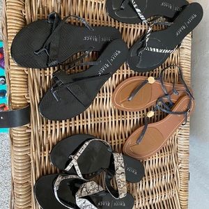 4 pairs of women’s sandals, sz 9